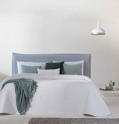 Couvre lit matelassé Naelys blanc Antilo