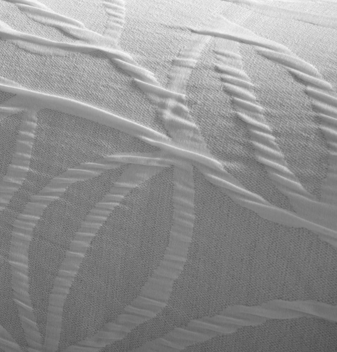 Couvre-lit matelassé Sira gris Antilo - Blancollection