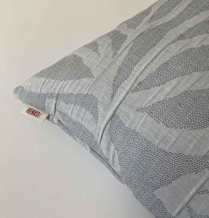 Lot de 2 housses coussins Sira gris Antilo - Blancollection