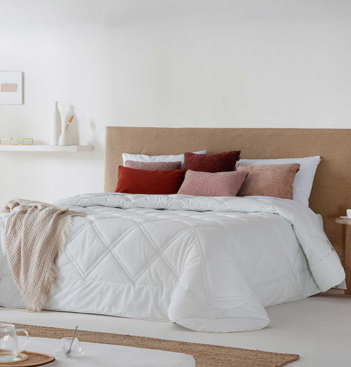 Couvre lit velours matelassé Leire Antilo