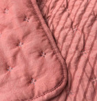 Couvre-lit matelassé Easy rose glacé Toison d'Or - Blancollection