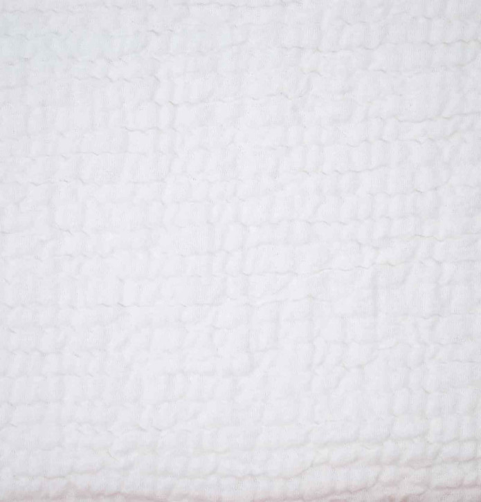Couvre-lit coton lavé Jaipur blanc Toison d'Or - Blancollection