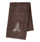 Drap de douche Trésor des forêts cacao Sylvie Thiriez