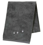 Drap de bain RDV au sommet gris Sylvie Thiriez