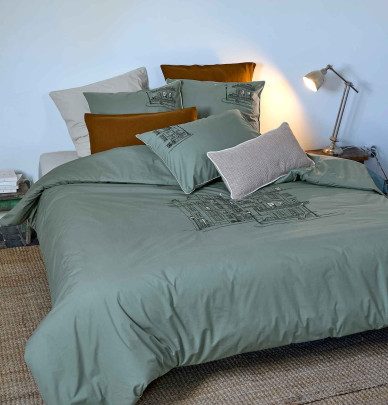 Housse de couette percale Londres Sylvie Thiriez