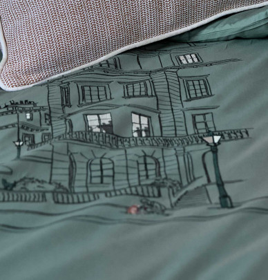 Drap percale Londres Sylvie Thiriez