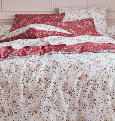 Drap satin Lilou bordeaux Tradilinge
