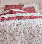 Drap satin Lilou bordeaux Tradilinge - Blancollection