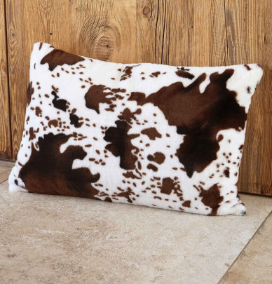 Coussin peau de vache Cow Qabane