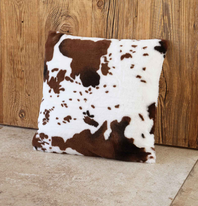 Lot de 2 coussins Cow Qabane - Blancollection