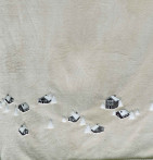 Plaid polaire Au Coeur de la Vallée beige Sylvie Thiriez - Blancollection
