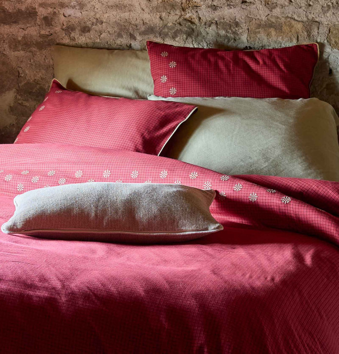 Parure de lit Doux Refuge Sylvie Thiriez - Blancollection