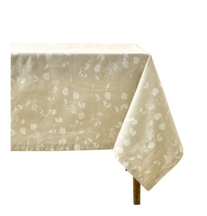 Nappe coton Belles Plantes Sylvie Thiriez - Blancollection