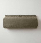 Couvre-lit velours matelassé Nanook sauge Vent du Sud - Blancollection