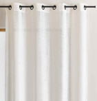 Rideau Sierra blanc Qabane - Blancollection