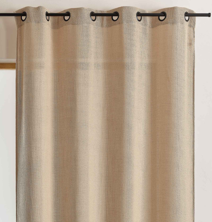 Rideau Sierra beige Qabane - Blancollection