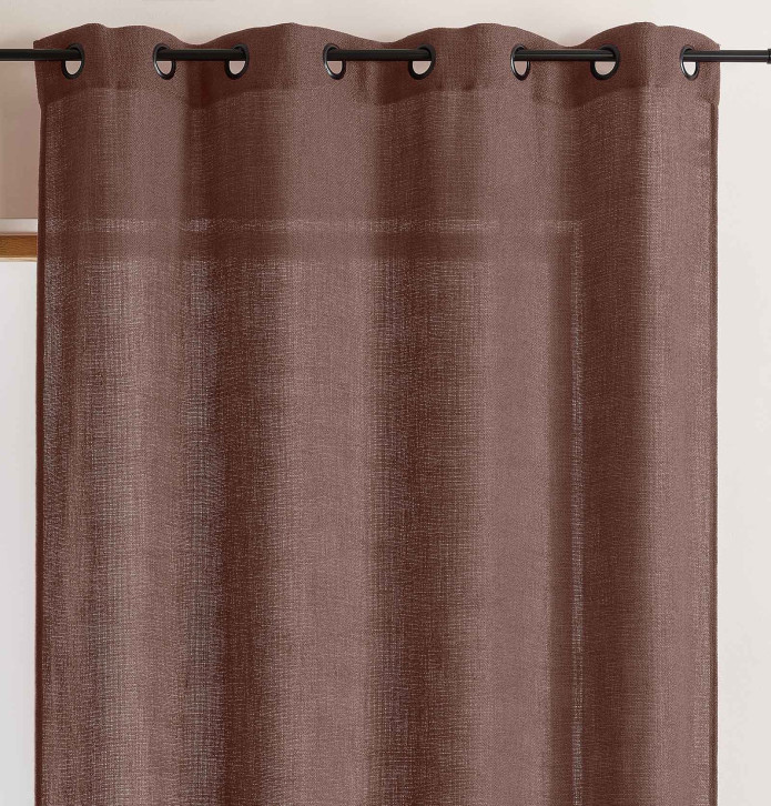 Rideau Sierra moka Qabane - Blancollection
