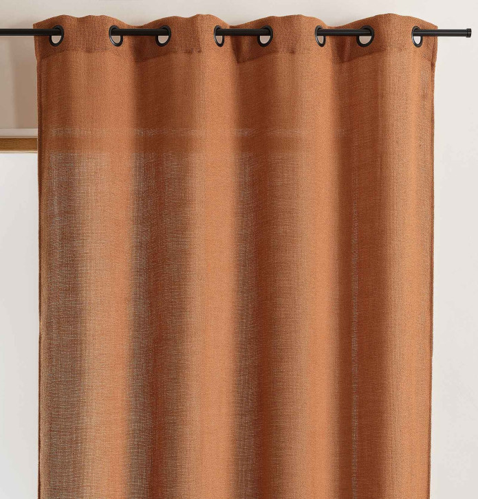 Rideau Sierra caramel Qabane - Blancollection
