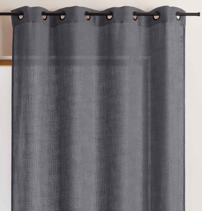 Rideau Sierra gris Qabane - Blancollection