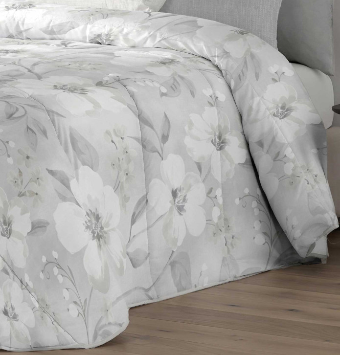 Couvre-lit matelassé Magnolia Antilo - Blancollection