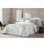 Couvre-lit matelassé Magnolia Antilo - Blancollection