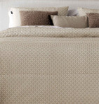 Couvre-lit matelassé Alder beige cassé Antilo - Blancollection
