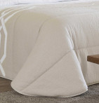 Couvre-lit matelassé Melvin Antilo - Blancollection