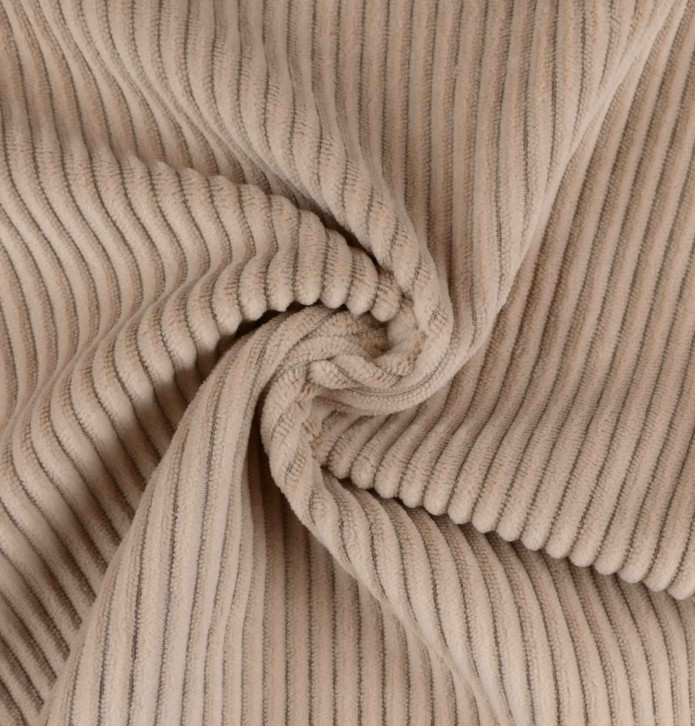Rideau velours thermique Warma beige Qabane - Blancollection