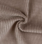 Rideau velours thermique Warma taupe Qabane - Blancollection