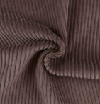 Rideau velours thermique Warma moka Qabane - Blancollection