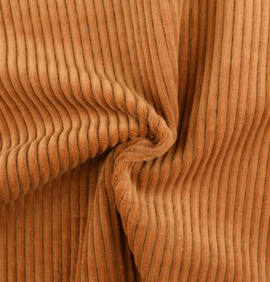 Rideau velours thermique Warma caramel Qabane