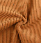 Rideau velours thermique Warma caramel Qabane - Blancollection