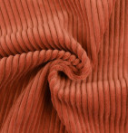 Rideau velours thermique Warma terracota Qabane - Blancollection
