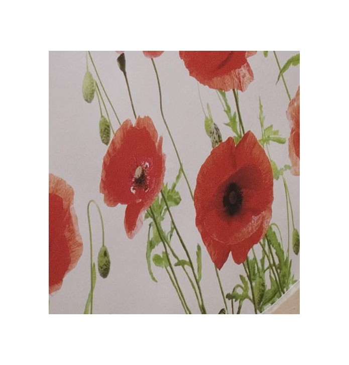 Nappe toile cirée Red Poppy zoom