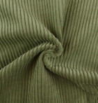 Rideau velours thermique Warma olive Qabane - Blancollection