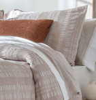 Couvre-lit matelassé Aurélia taupe Antilo - Blancollection