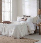 Couvre lit matelassé Kalinda ivoire Antilo