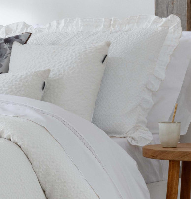 Couvre lit matelassé Neide blanc Antilo