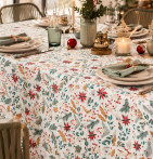 Nappe polyester Amaryllis Calitex - Blancollection
