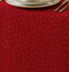 Nappe polyester Basly rouge Calitex - Blancollection