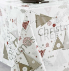Nappe toile cirée Christmas Tree Calitex - Blancollection