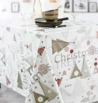 Nappe toile cirée Christmas Tree Calitex