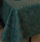 Nappe damassée polyester Loriol Calitex - Blancollection