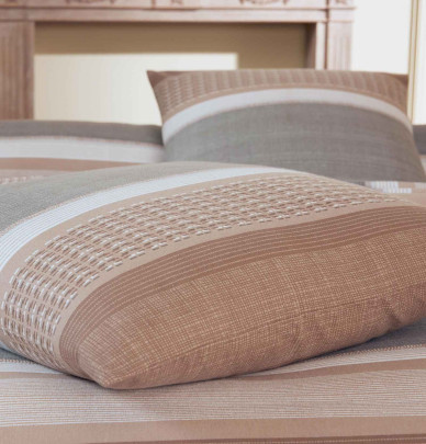 Parure flanelle drap + taies Elton Tradilinge