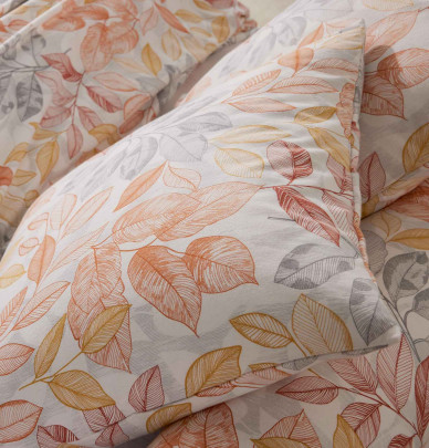 Parure flanelle housse de couette + taie Claire Tradilinge