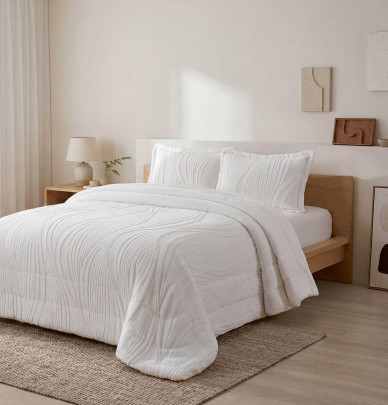 Couvre lit matelassé Dehesa blanc Antilo