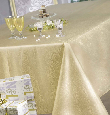 Nappe polyester Kimberlay crème Calitex