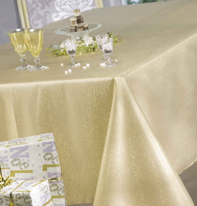 Nappe polyester Kimberlay crème Calitex