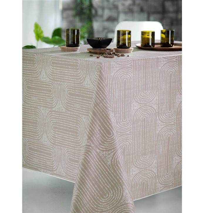 Nappe toile cirée Soren Calitex - Blancollection