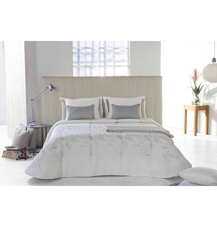 Couvre lit matelassé jacquard Paray Reig Marti - Blancollection
